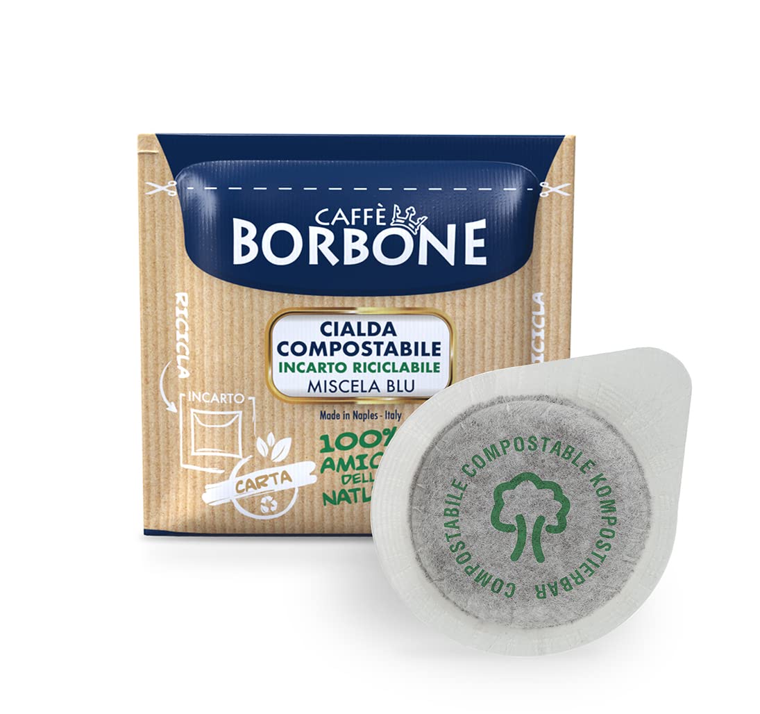 Caffè Borbone - Blue Coffee Blend Compostable Pods (150 Pads, ESE 44 mm)