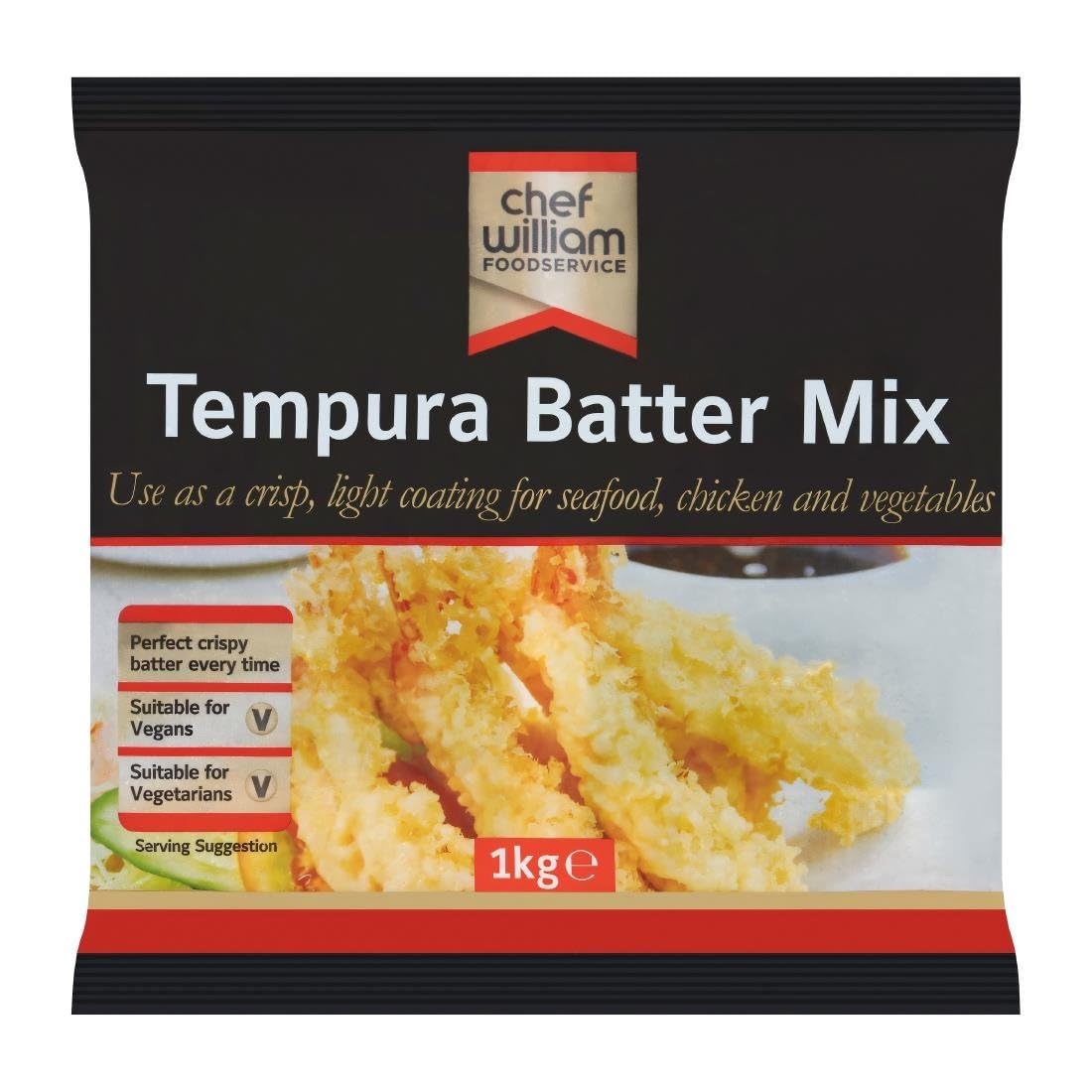 Chef William Tempura Batter Mix - 1kg | Vegan & Vegetarian Friendly