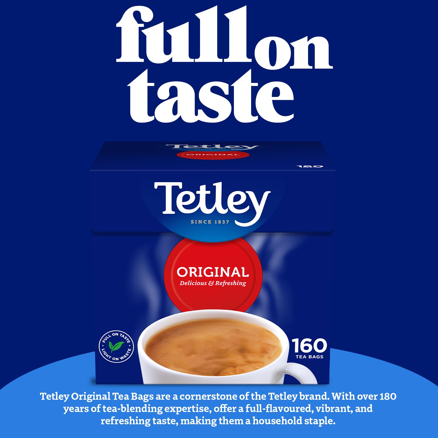 Tetley Everyday Original Tea Bags, 160 Count - Black Tea 3