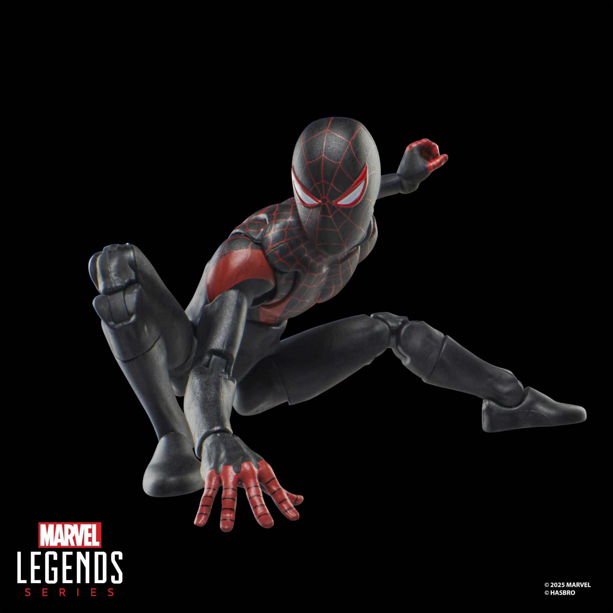 Marvel Legends Ultimate Miles Morales Spider-Man Action Figure - 6 Inch Collectible with Comic Accessories 3