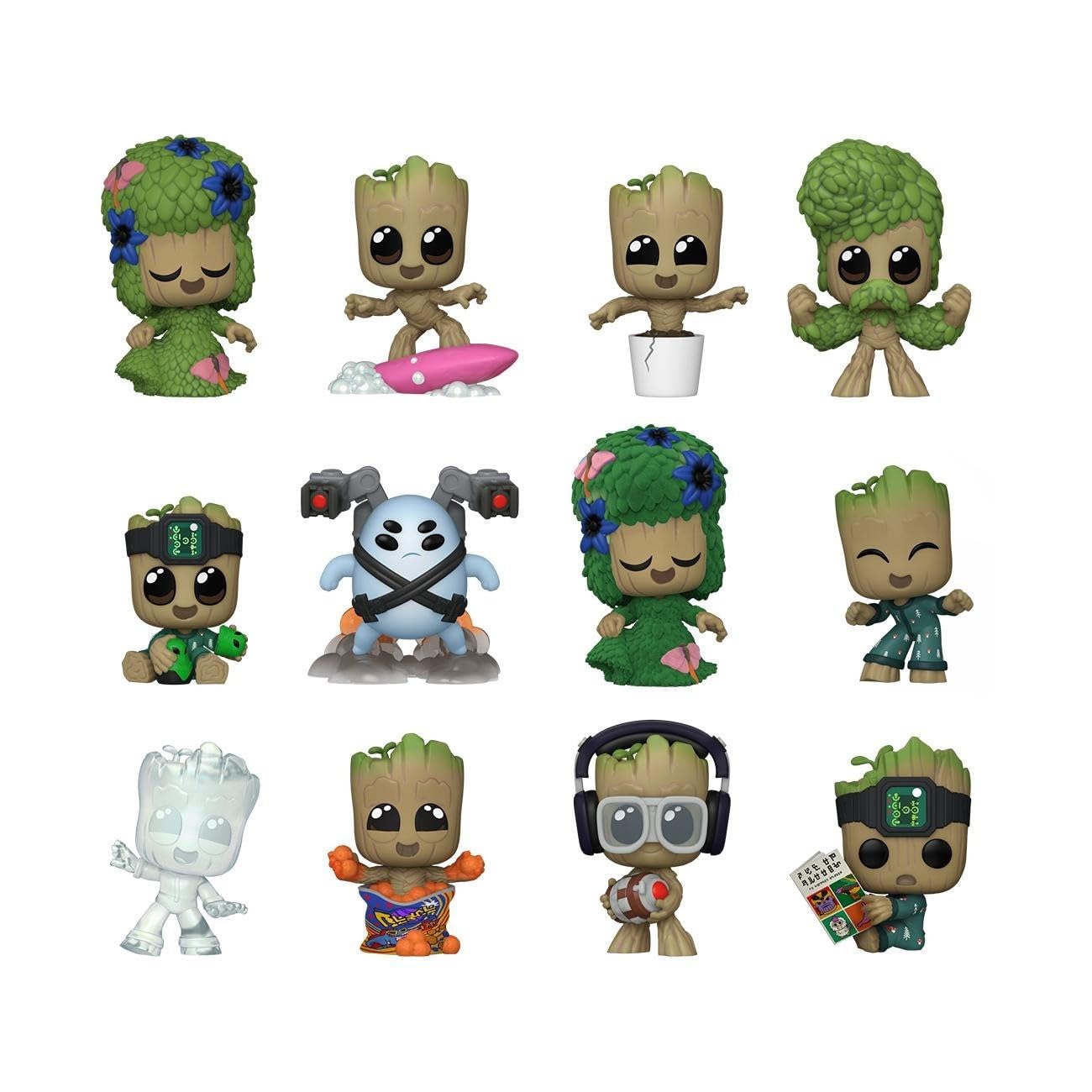 Funko Mystery Mini Marvel Guardians of the Galaxy Groot Shorts Collectible Vinyl Figure | 3.4 Inches | Green 2