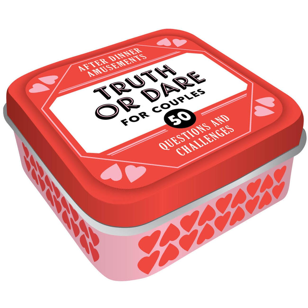 Chronicle Books After Dinner Amusements: Truth or Dare for Couples Game | 50 Questions & 50 Challenges
