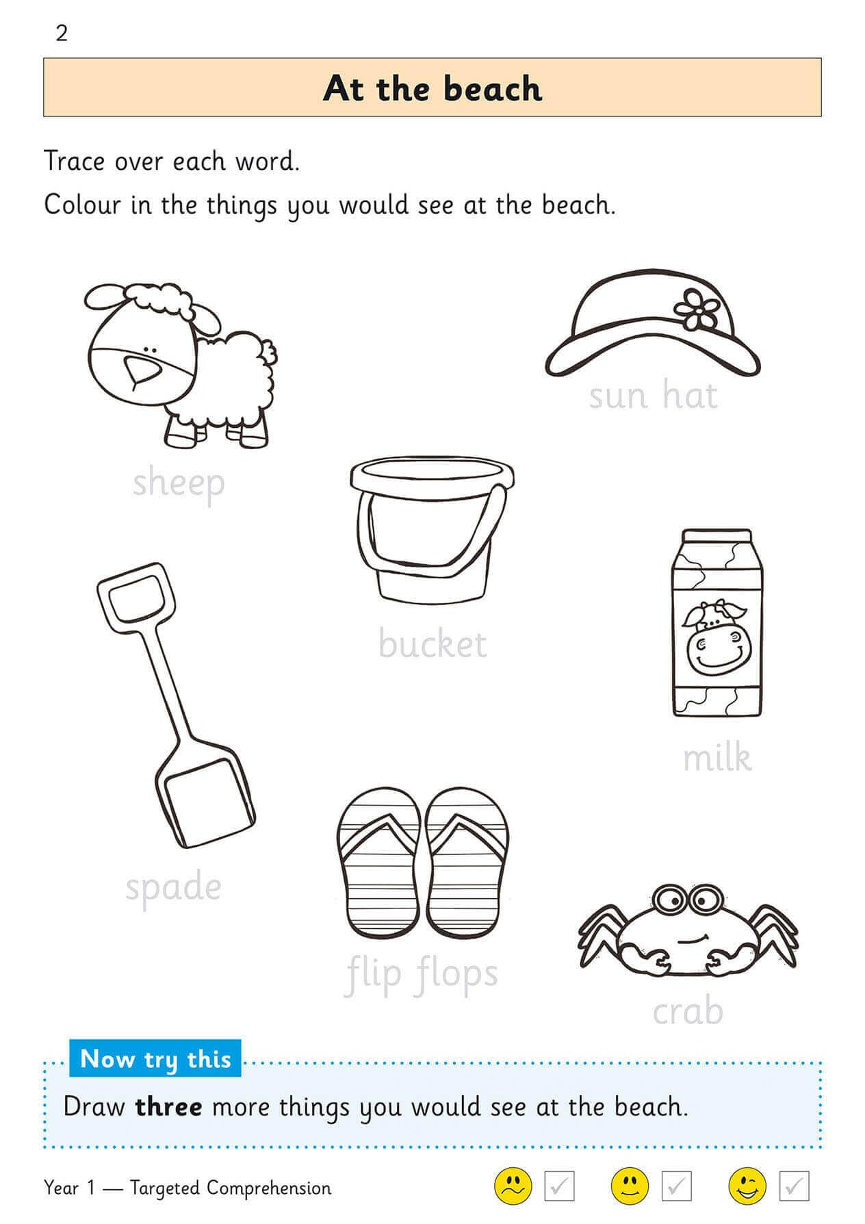 CGP KS1 English Targeted Question Book: Year 1 Comprehension - Book 1 | Paperback | Ages 4-6 2