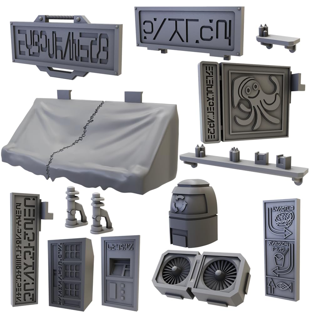 Mantic Games Battlezones Street Accessories Terrain Crate (MGTC211)