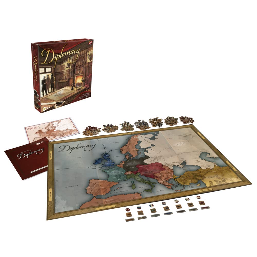 Avalon Hill Diplomacy Board Game, Multicoloured 4