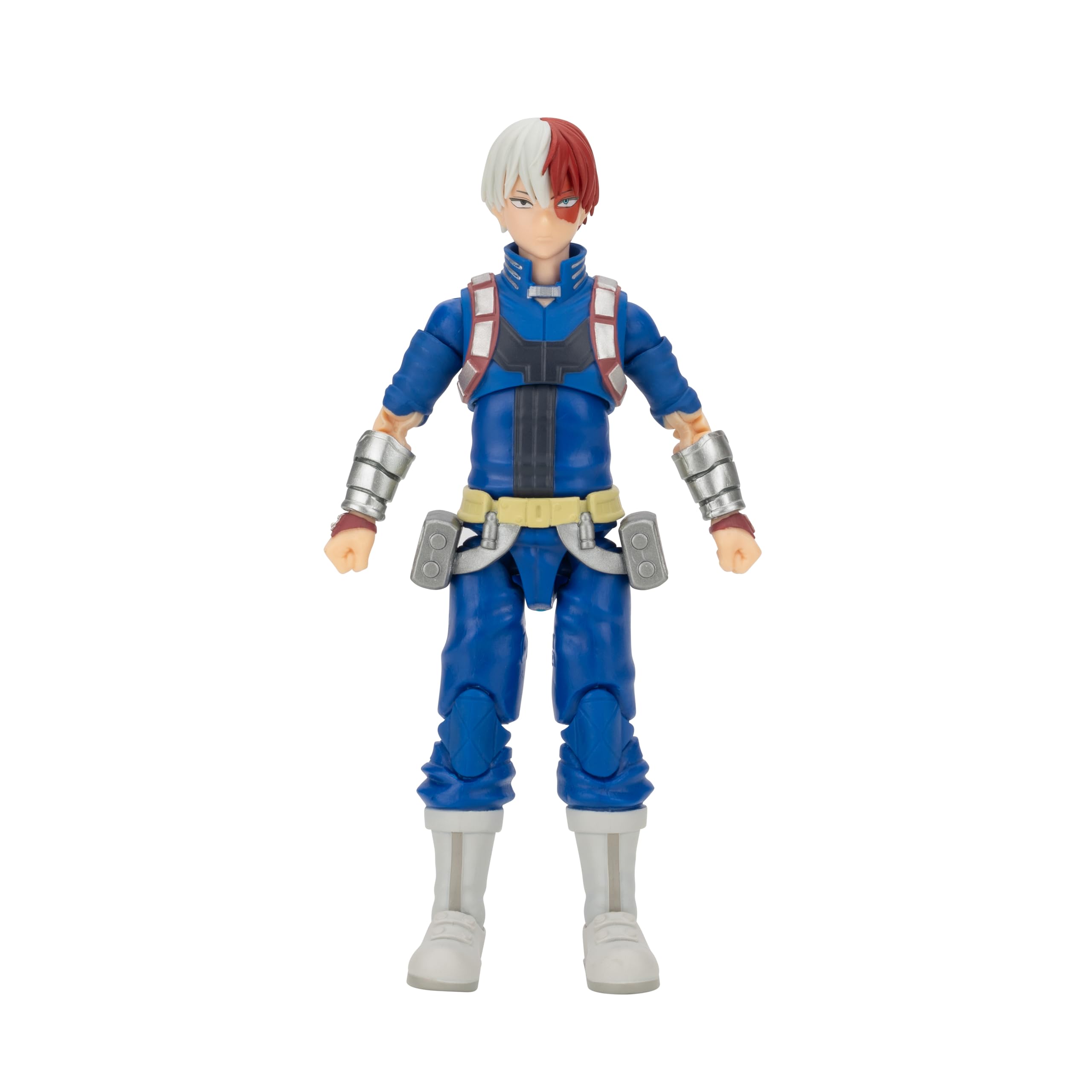 Total Anime Shoto Todoroki 6.5-Inch Poseable Figure with Swappable Faceplates and Fire/Ice Effects