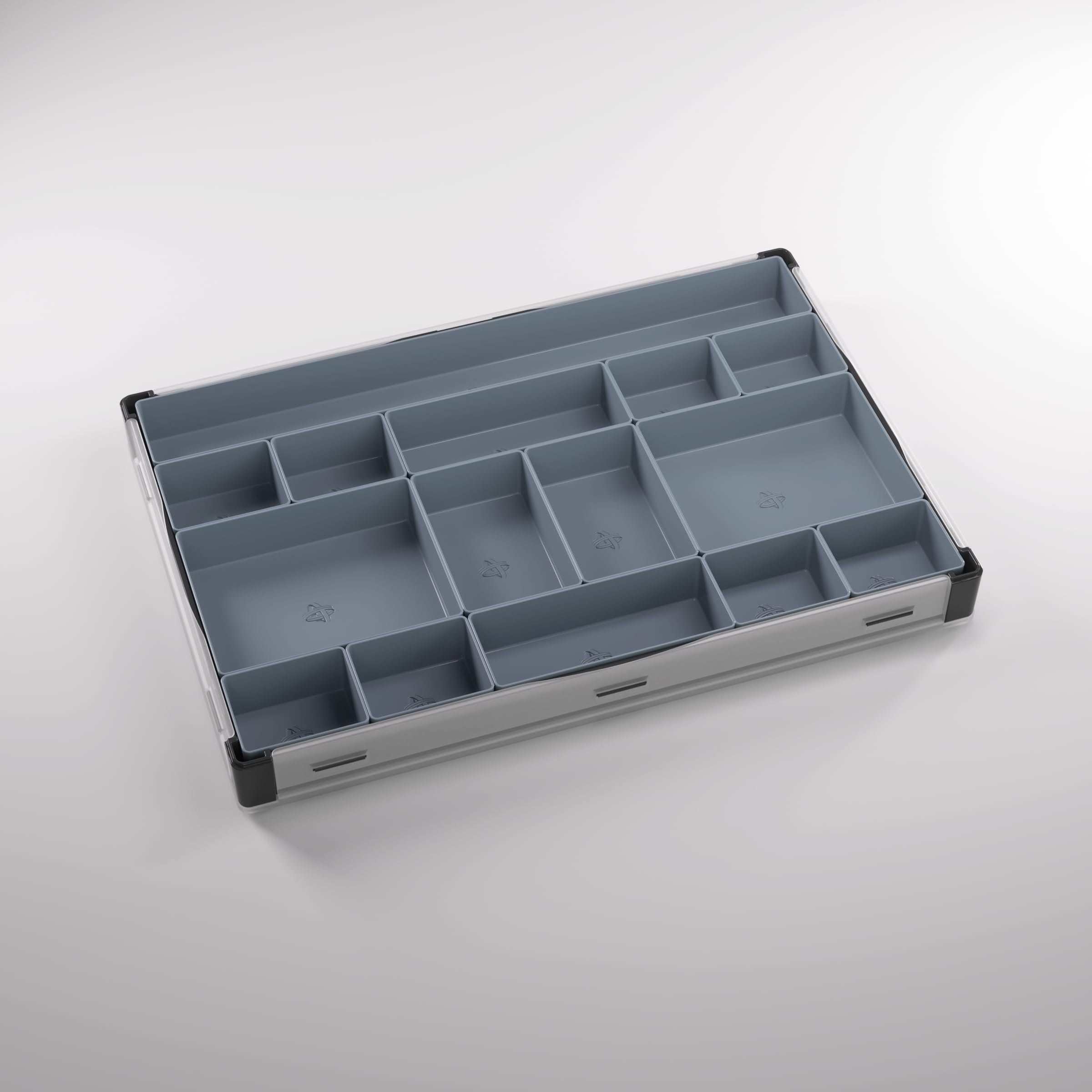 Gamegenic Token Silo XL Convertible (Black) - Stackable Token Box with 15 Removable Compartments 3