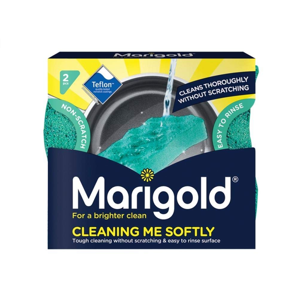 Marigold Cleaning Me Softly Scourer 2pk | Utility Sponge | Premium Quality 2