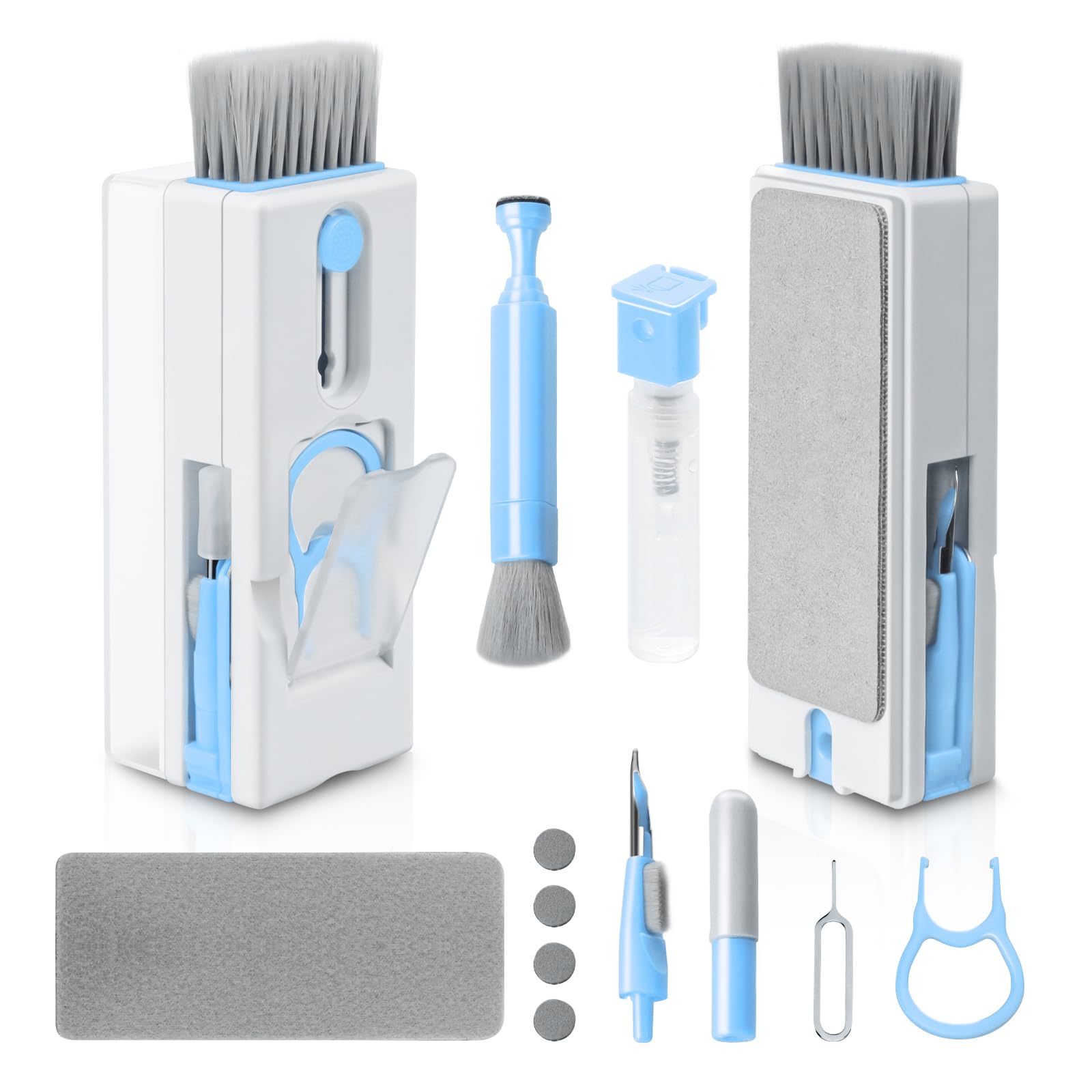 Alyvisun 11 in 1 Laptop Cleaning Kit - Multifunctional Keyboard Cleaner Brush & Keycap Puller | Blue 1