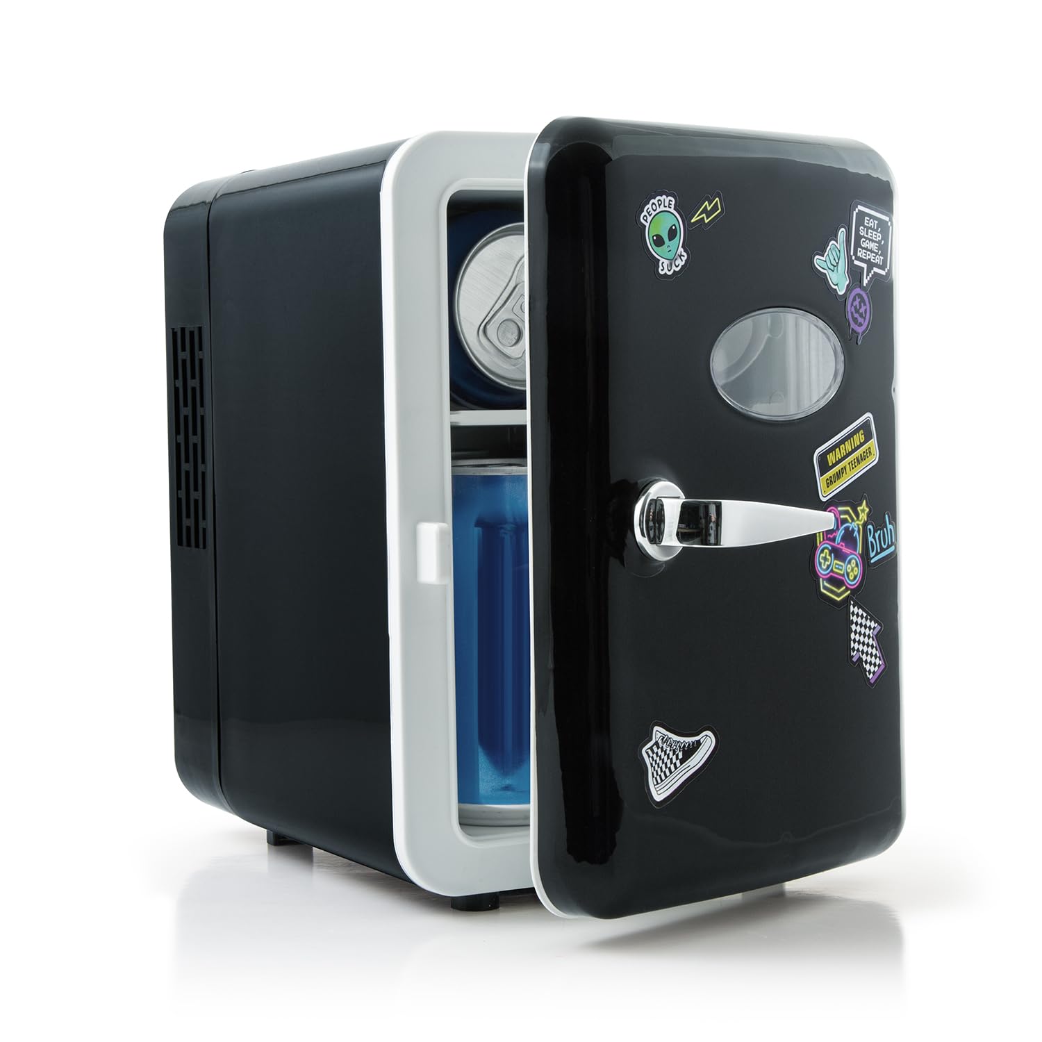 So Chill Mini Fridge - Compact 4L USB-Powered Cooler with Stickers for Personalization