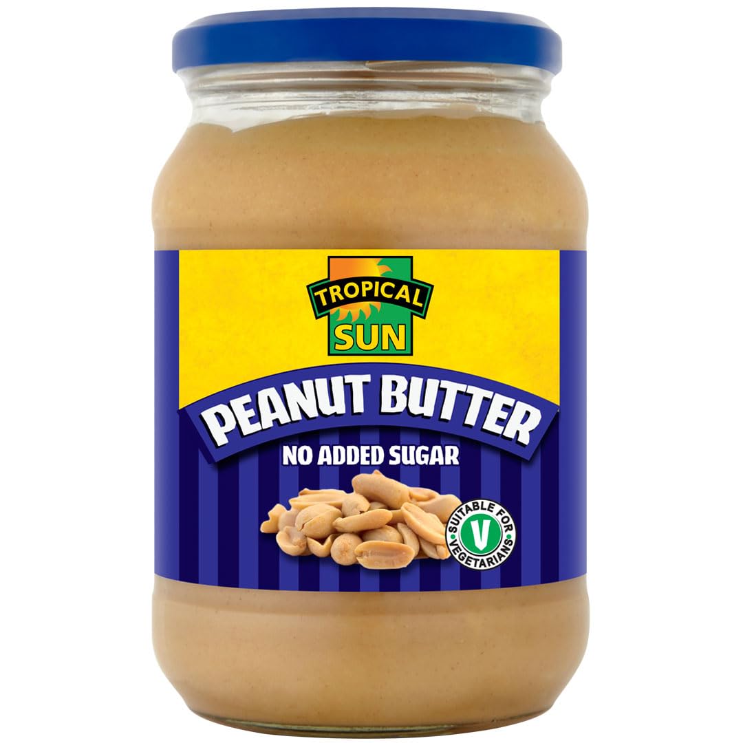 Tropical Sun No Added Sugar Peanut Butter, 454g