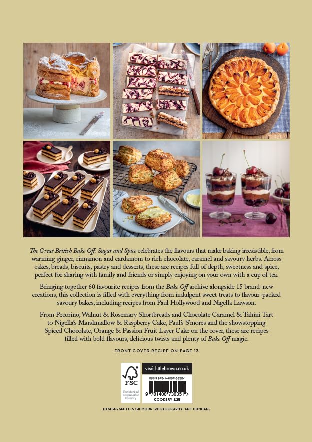 Sphere The Great British Bake Off: Sugar and Spice Baking Book - 256 Pages, Hardcover