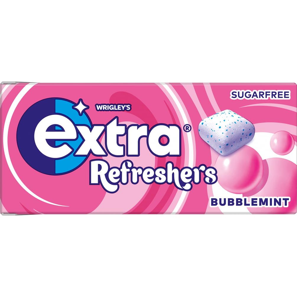 Extra - Refreshers Chewing Gum Bubblemint (112 Pieces, 16 Packs) 4
