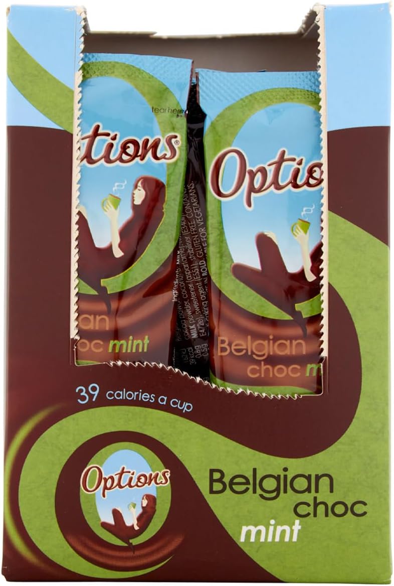 Twinings - Options Belgian Mint Chocolate Sachets (30 x 11g)