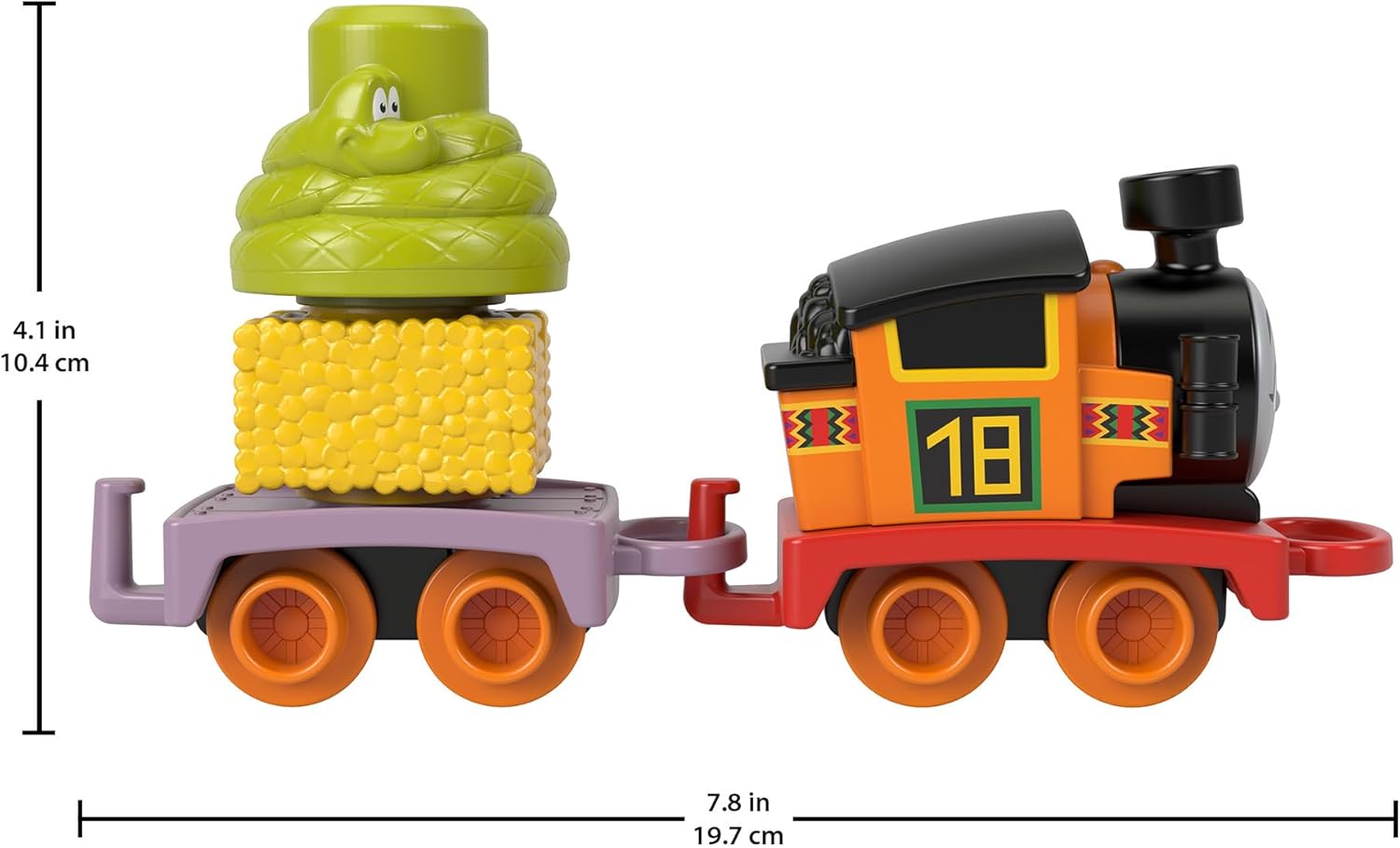Thomas & Friends My First Nia Push-Along Train with Stacking Cargo - Toddler Toy for 18 Months+