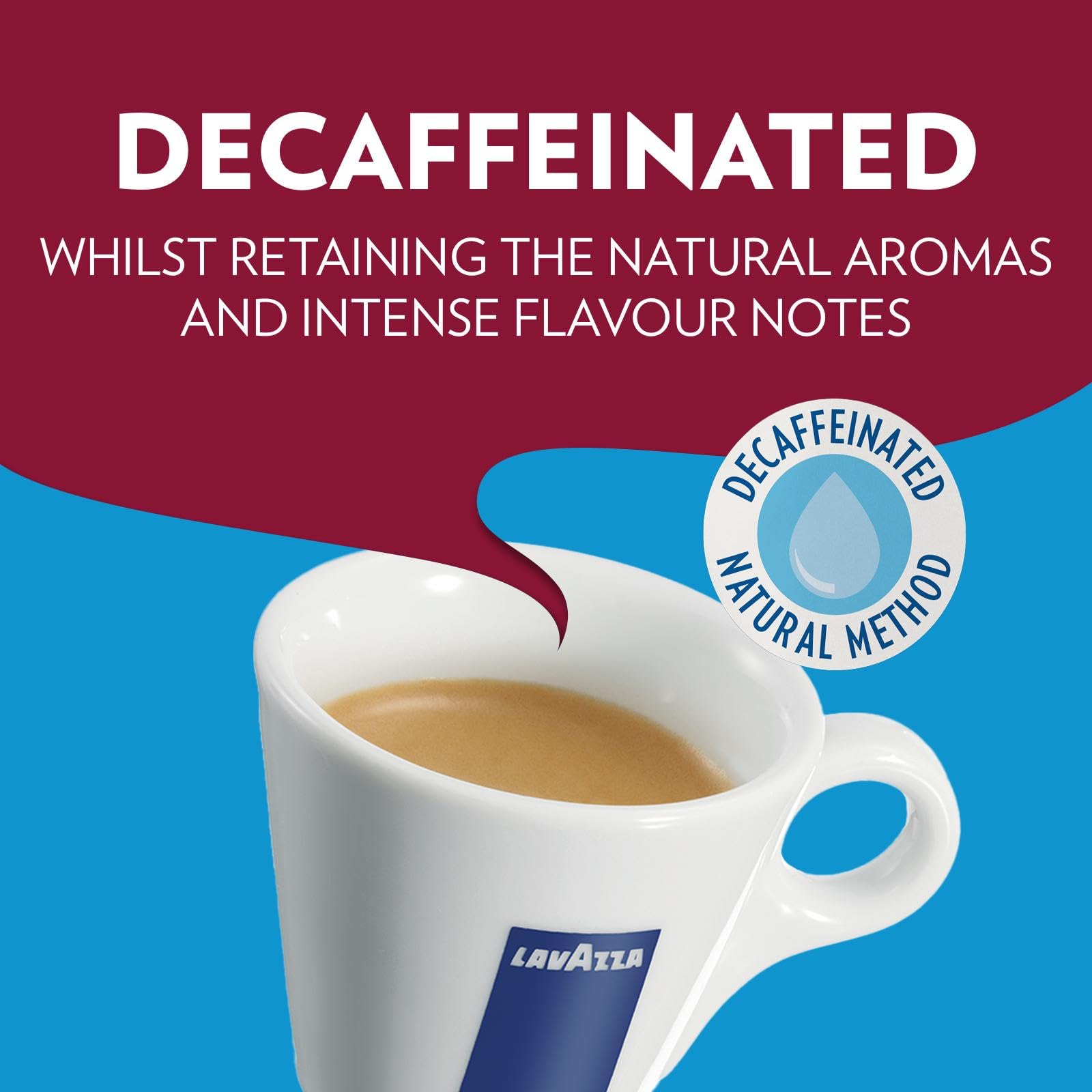 Lavazza Decaf Intenso - My Rich Break Whole Coffee Beans, 500g