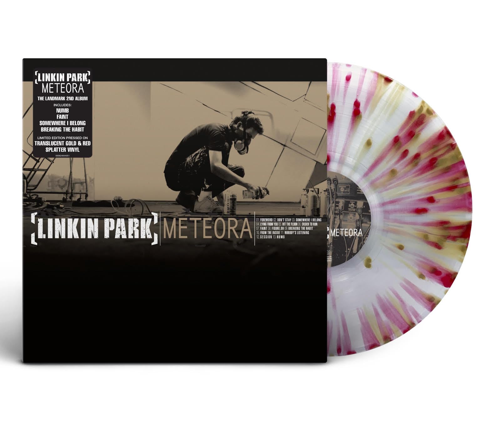 Linkin Park - Meteora (Limited Translucent Gold & Red Splatter Vinyl)