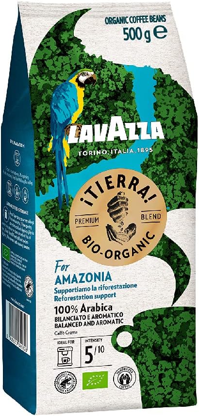 Lavazza Tierra For Amazonia - Organic Whole Coffee Beans