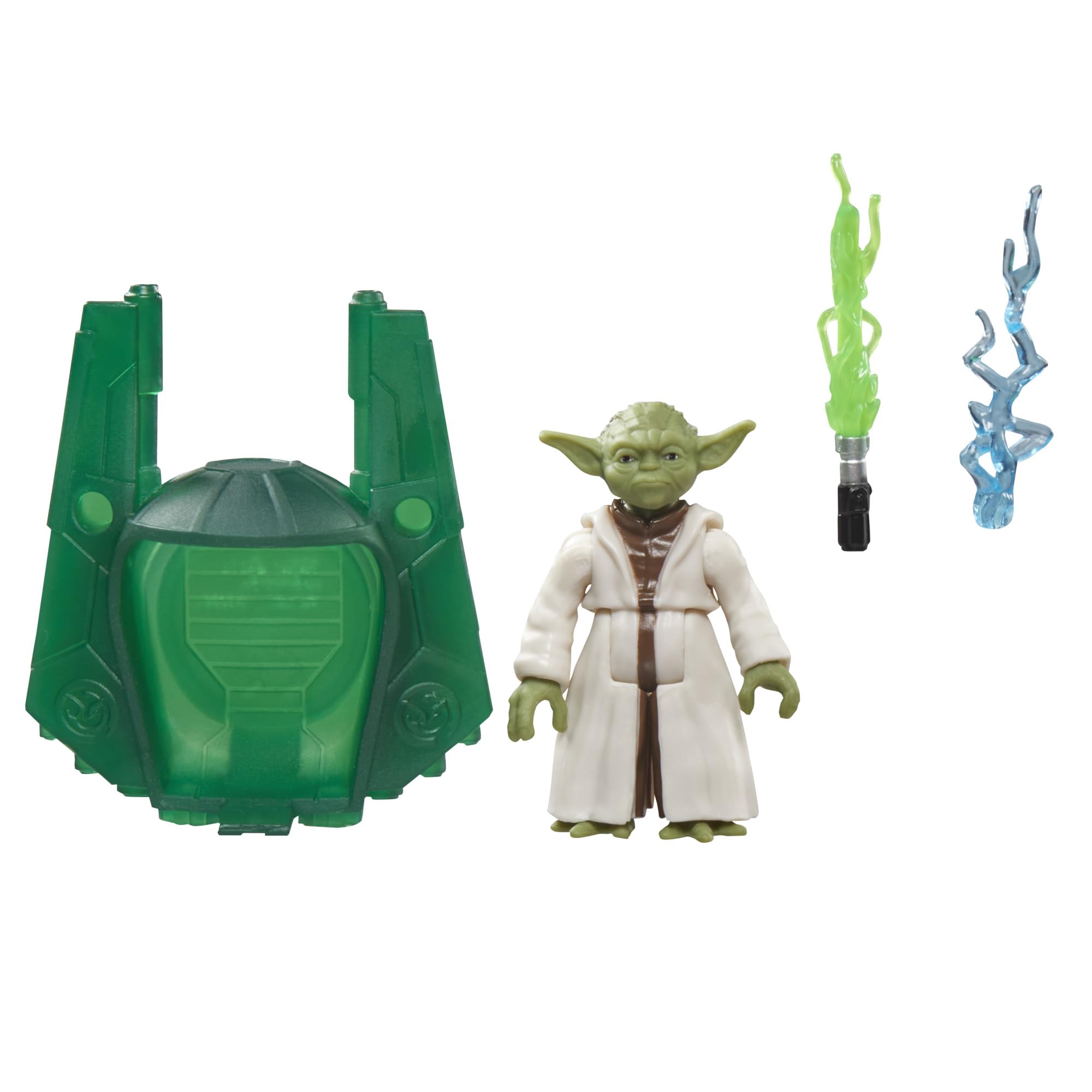 Star Wars Master Yoda 4-Inch Scale Action Figure | 2-Inch Figure, Lightsaber, Force Accessory | Ages 4+