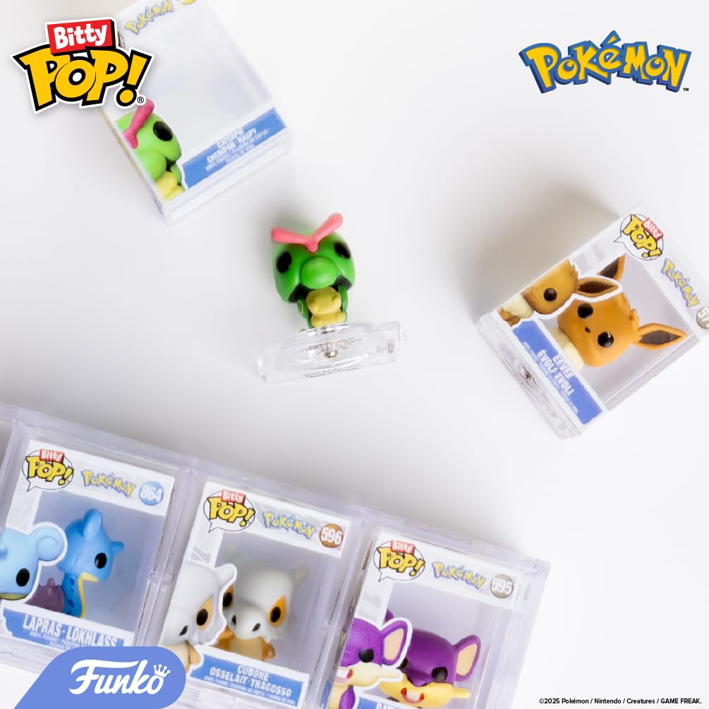 Funko Bitty Pop! Pokemon - Bulbasaur 4PK and Surprise Mystery Mini Figure | Vinyl | 0.9-inch 4