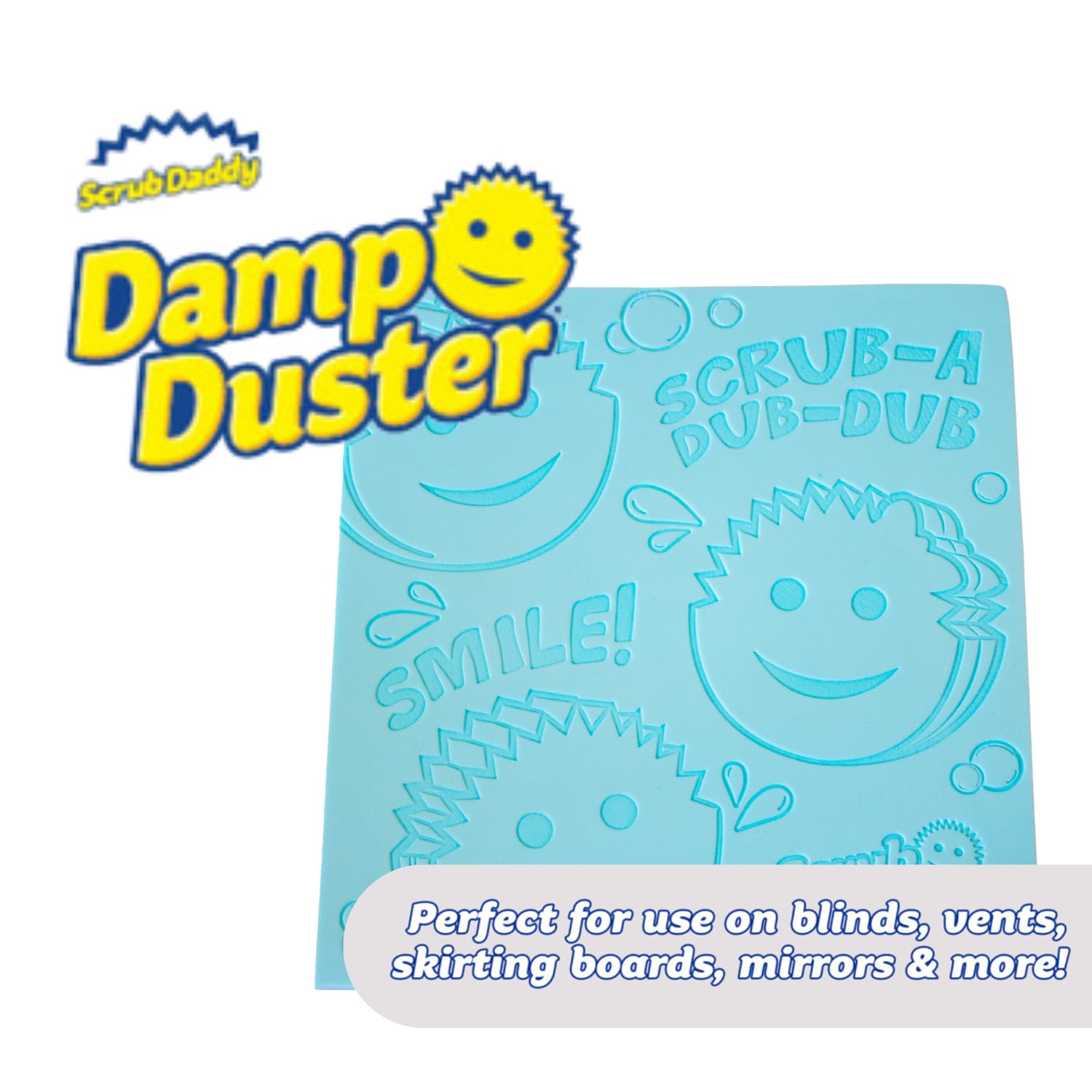 Scrub Daddy Damp Duster Towel - Multipurpose Cleaning Cloth for Home Surfaces