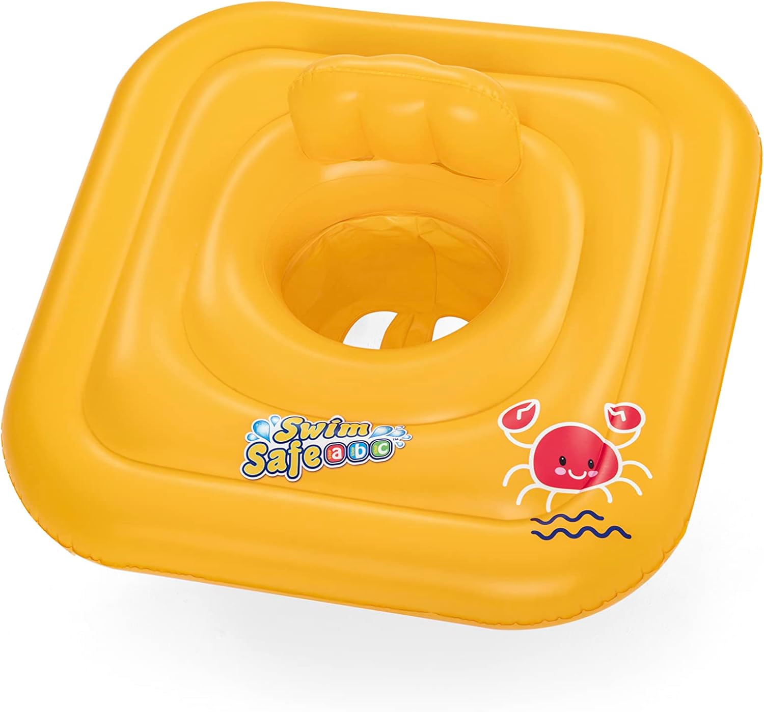 Bestway Swimming Float Inflatable for Toddlers | Square 3-Ring Inflatable Baby B