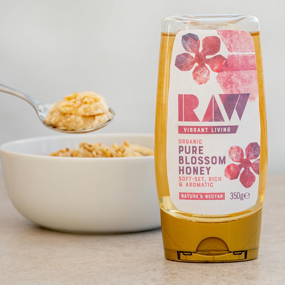 Raw Organics - Pure Blossom Cold Pressed Honey 350g 3