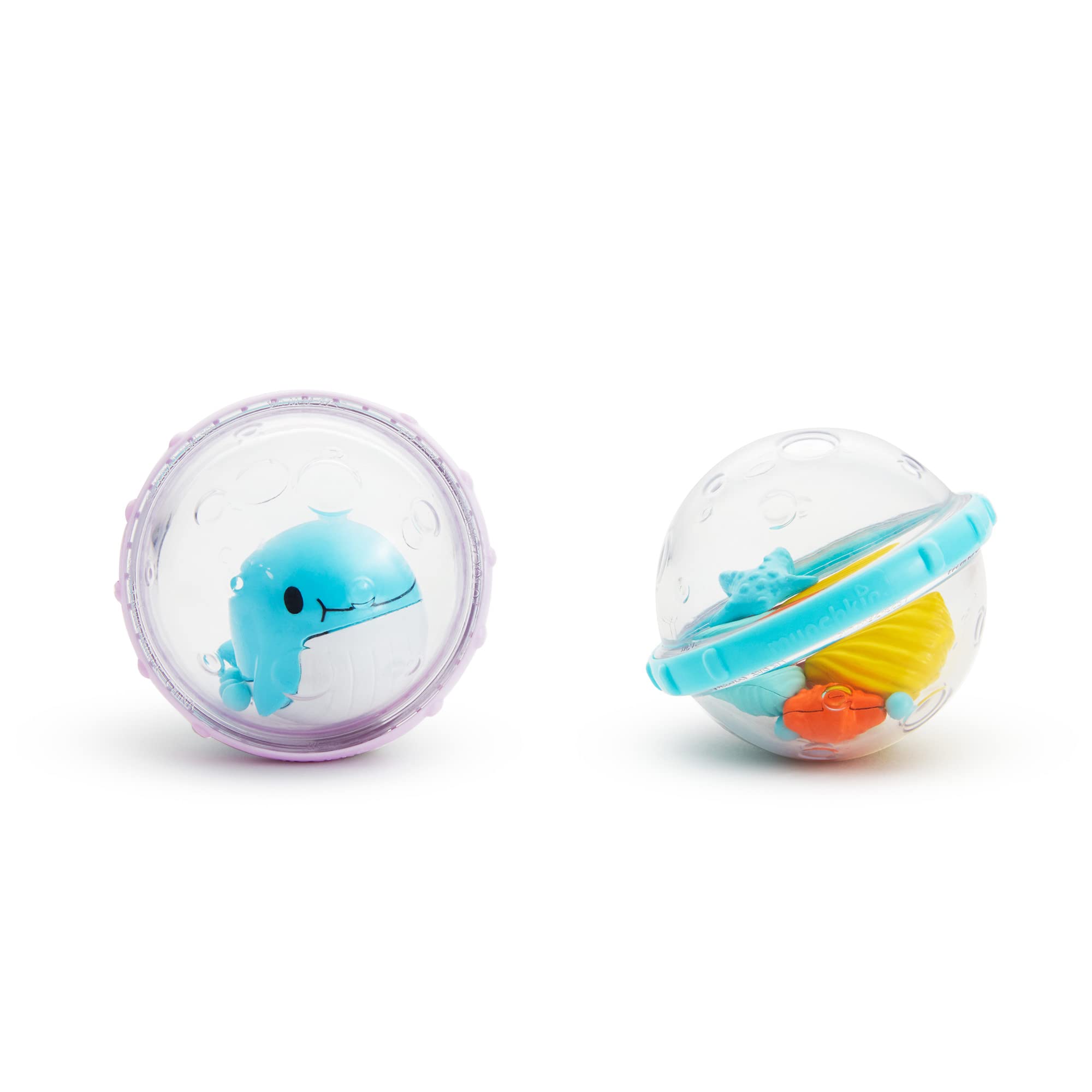 Munchkin Float and Play Bubbles Bath Toy - Floats, Spins, Rattles for Babies 3M+ 4
