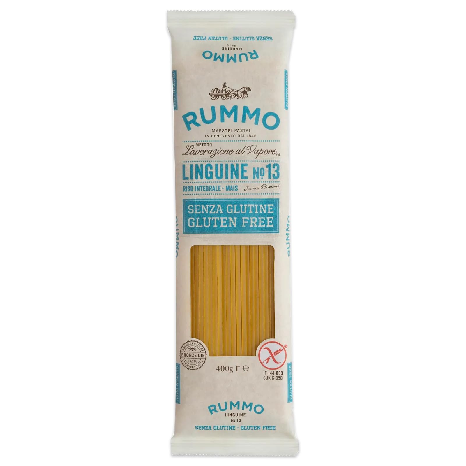 Rummo - Gluten Free Linguine No.13 Italian Long-Strand Pasta 400g