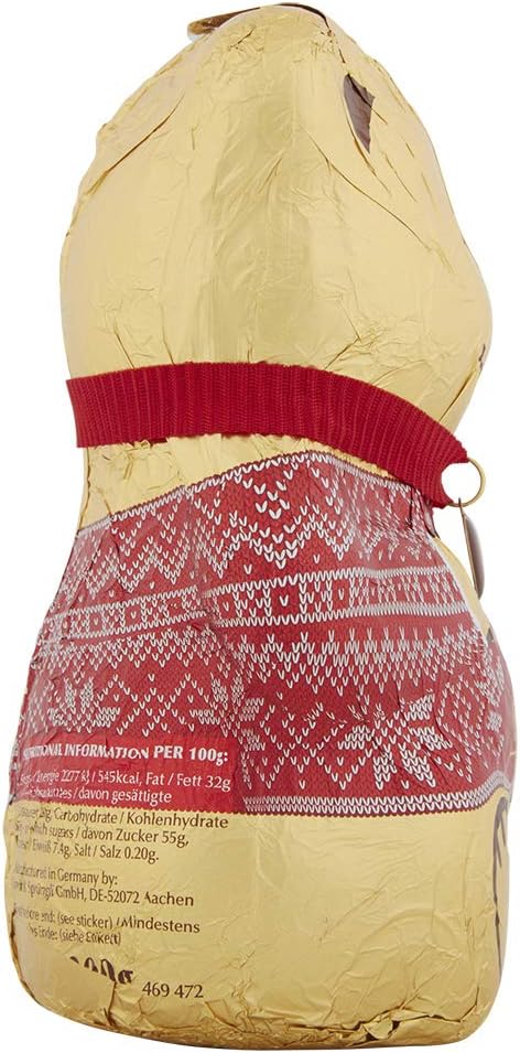 Lindt - Teddy with Christmas Jumper Hollow Chocolate Figure (200 g) 9