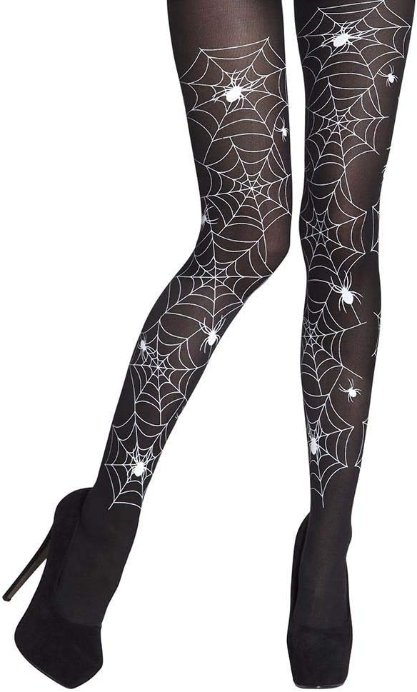 Boland Cobweb Tights 40 Denier Black/White