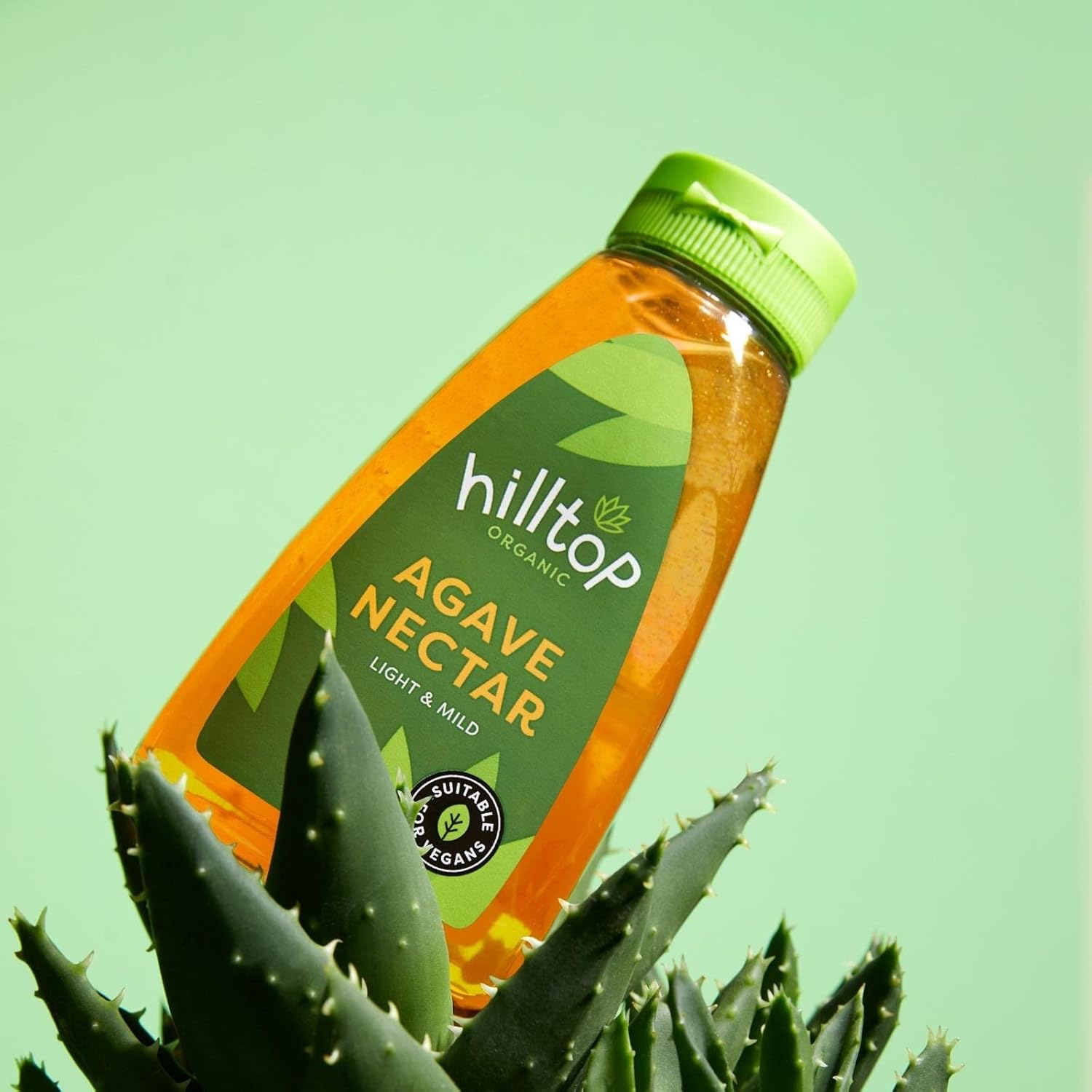Hilltop Honey - Organic Agave Nectar Squeezy Bottle 330g