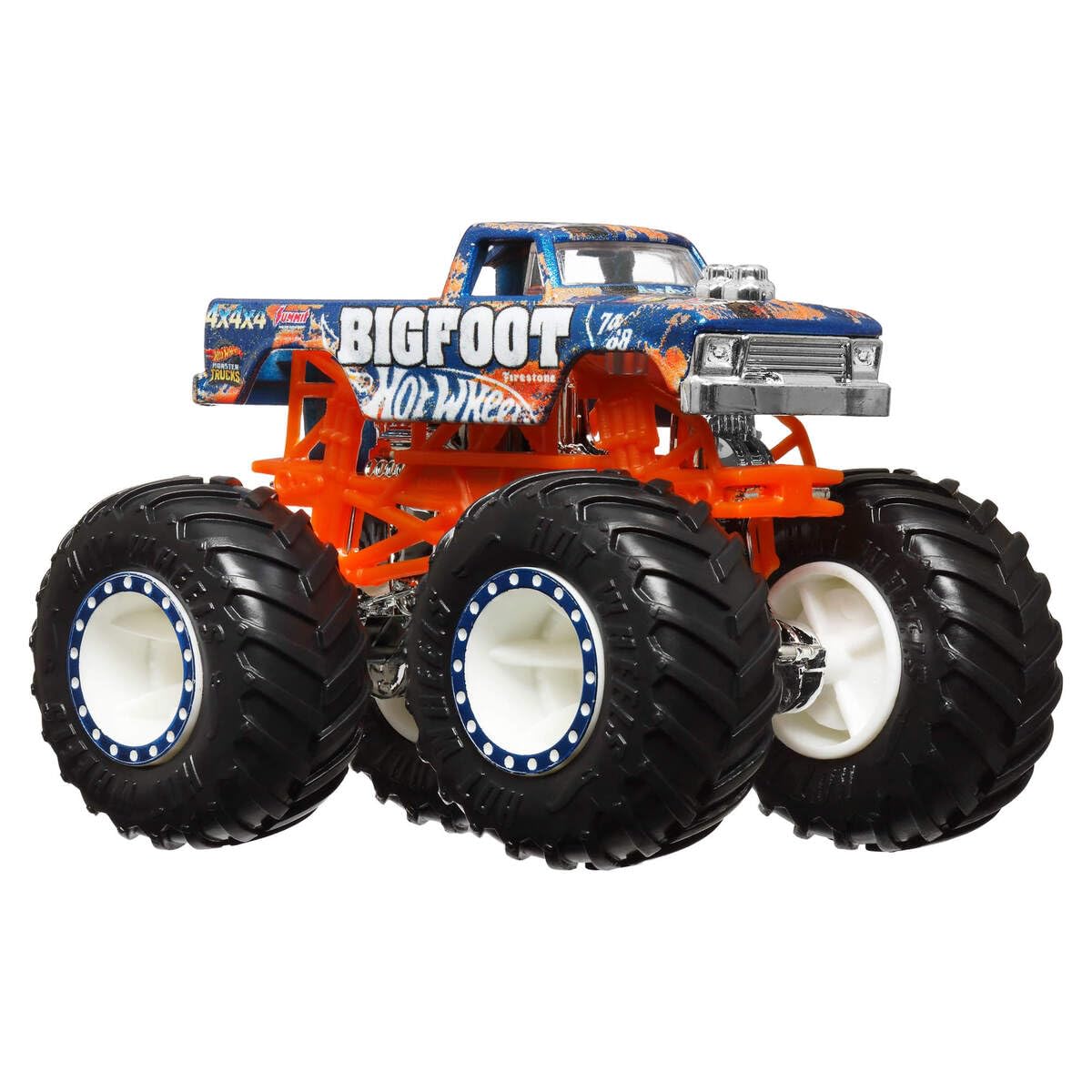 Hot Wheels Monster Trucks 8-Pack - 1:64 Scale Die-Cast Toy Trucks for Kids 3+