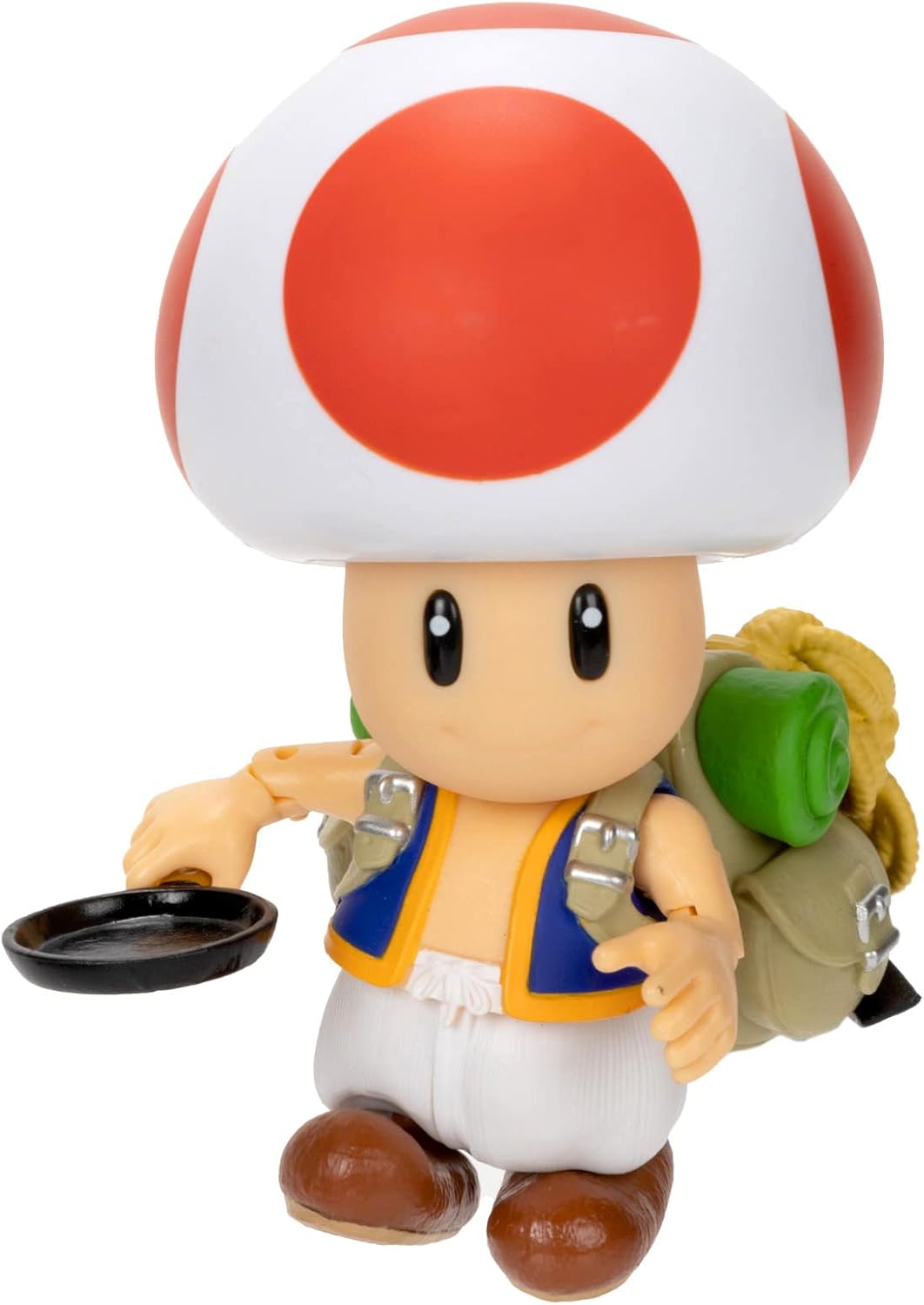 Super Mario Bros. Movie - 5" Toad Action Figure with Frying Pan Accessory 1