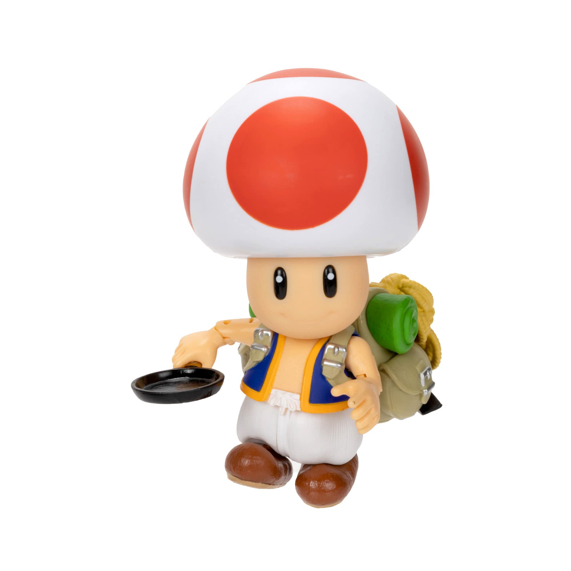 Super Mario Bros. Movie - 5" Toad Action Figure with Frying Pan Accessory 7