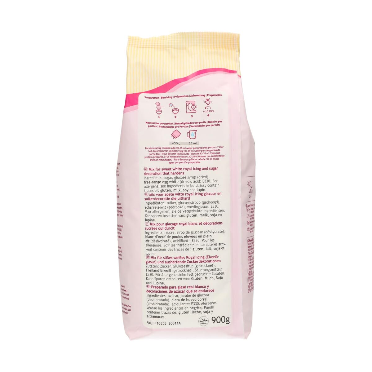 FunCakes Mix for Royal Icing - Easy-to-Use Baking Mix for Cake & Cookie Decorating