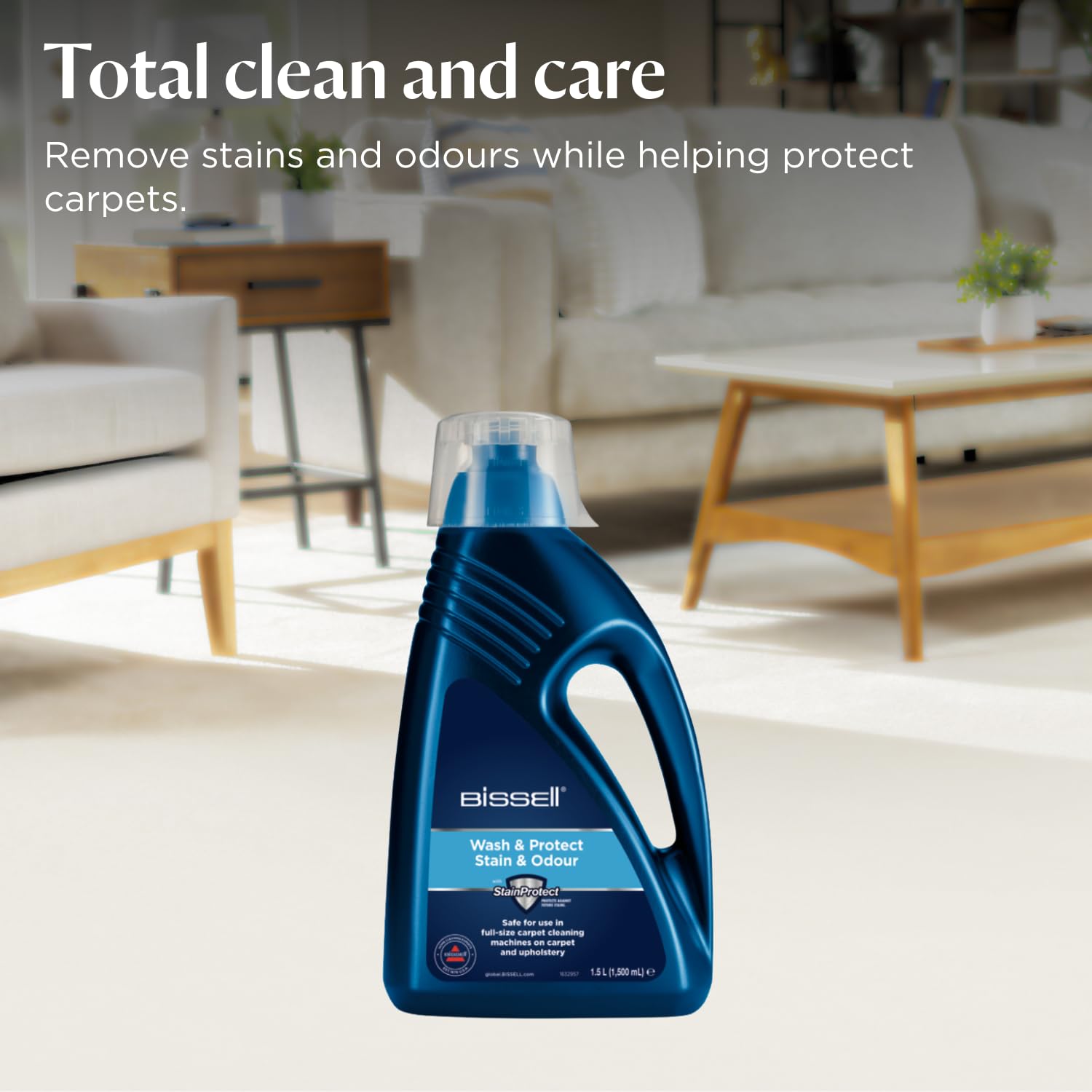 BISSELL - Wash & Protect Carpet Cleaning Formula (1.5L) 5