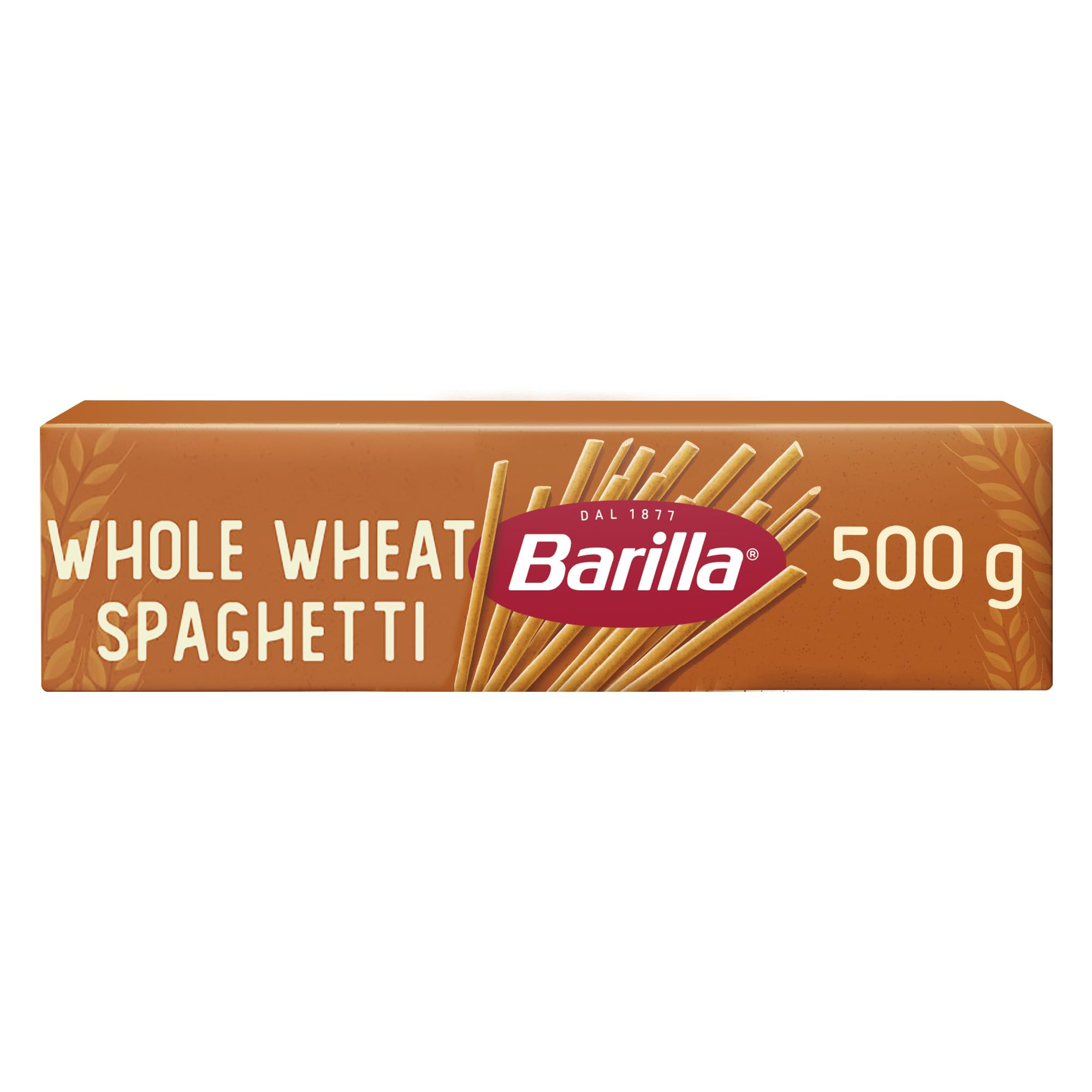 Barilla Wholegrain Spaghetti Pasta - Authentic Italian Long Cut Pasta, 500g