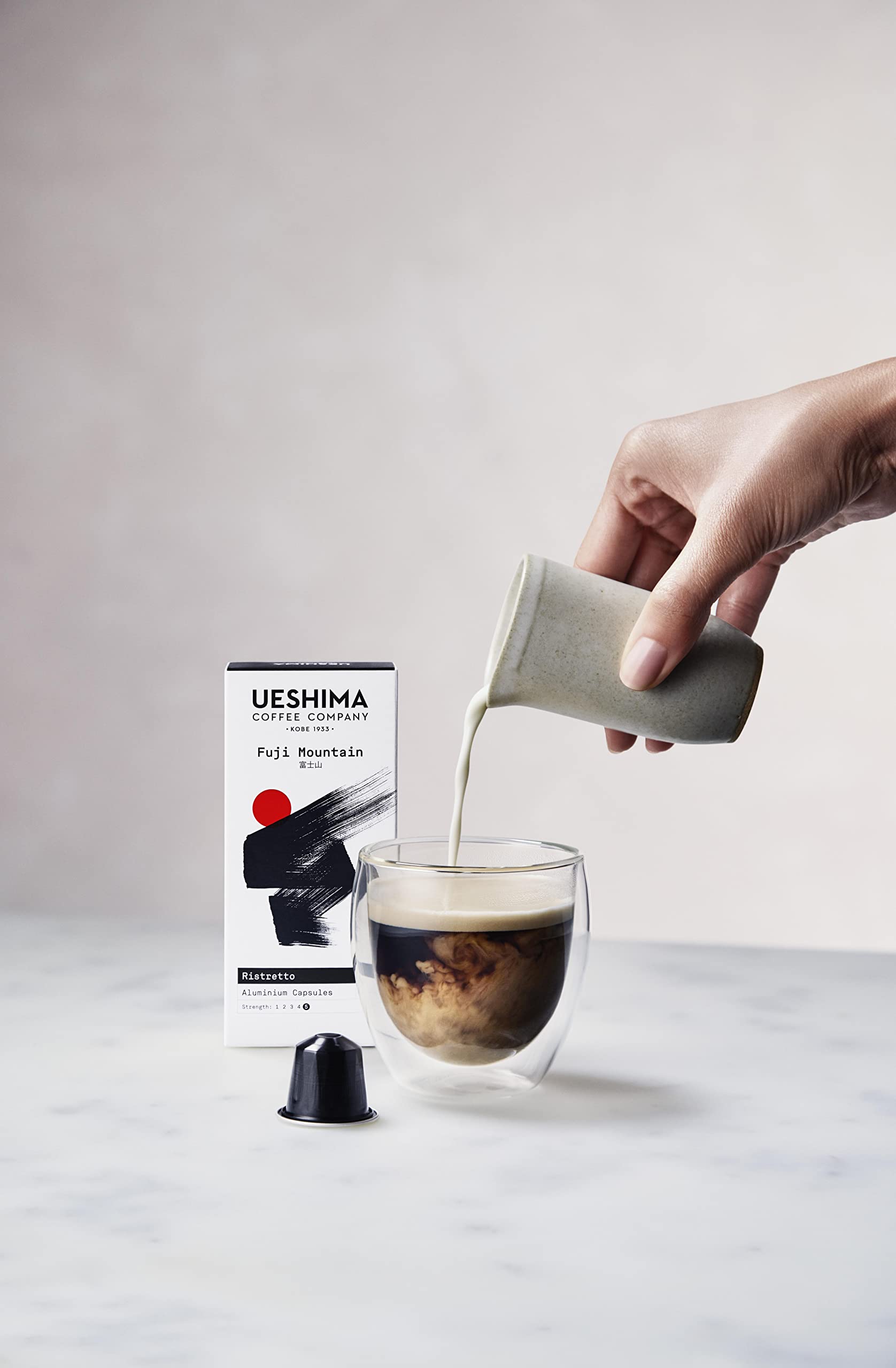 Ueshima Coffee Company - Fuji Mountain Coffee Capsules - 120 Count (12 Packs of 10)