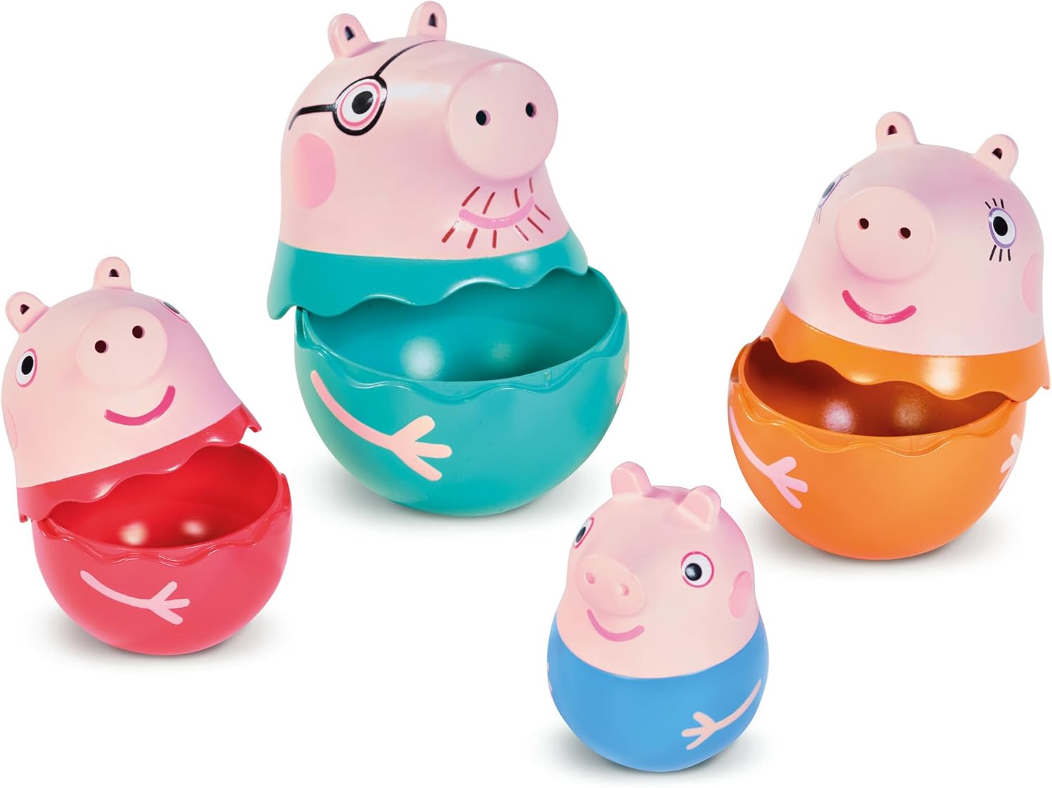Toomies E73526 Peppa's Nesting Family - Nesting Dolls Puzzle Toy for Toddlers 18M+ 3