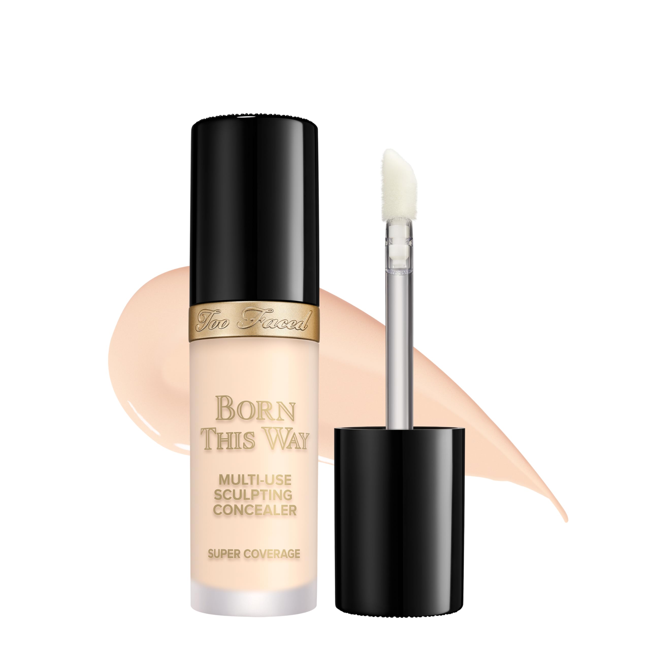 Too Faced Born This Way Super Coverage Multi-Use Concealer - Full Coverage, Oil-Free, Hydrating, 12-Hour Wear 1