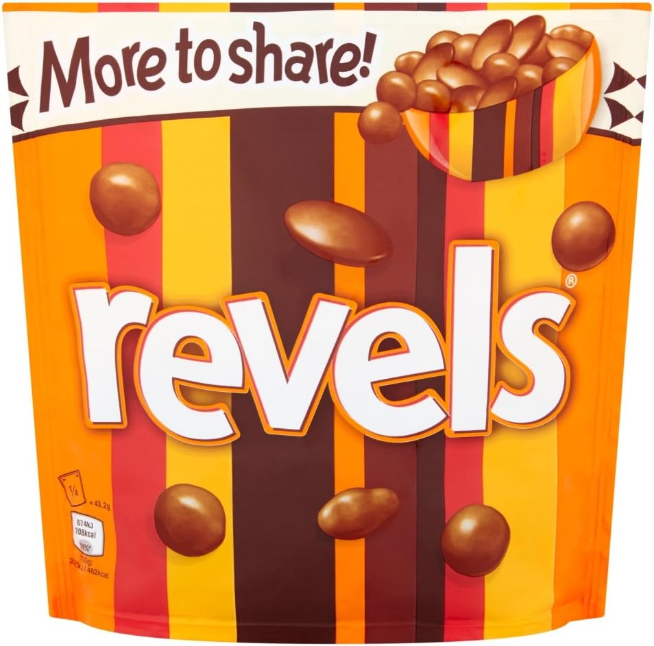 Revels Chocolate Pouch, 205g - Variety Pack of Bitesize Chocolates 3