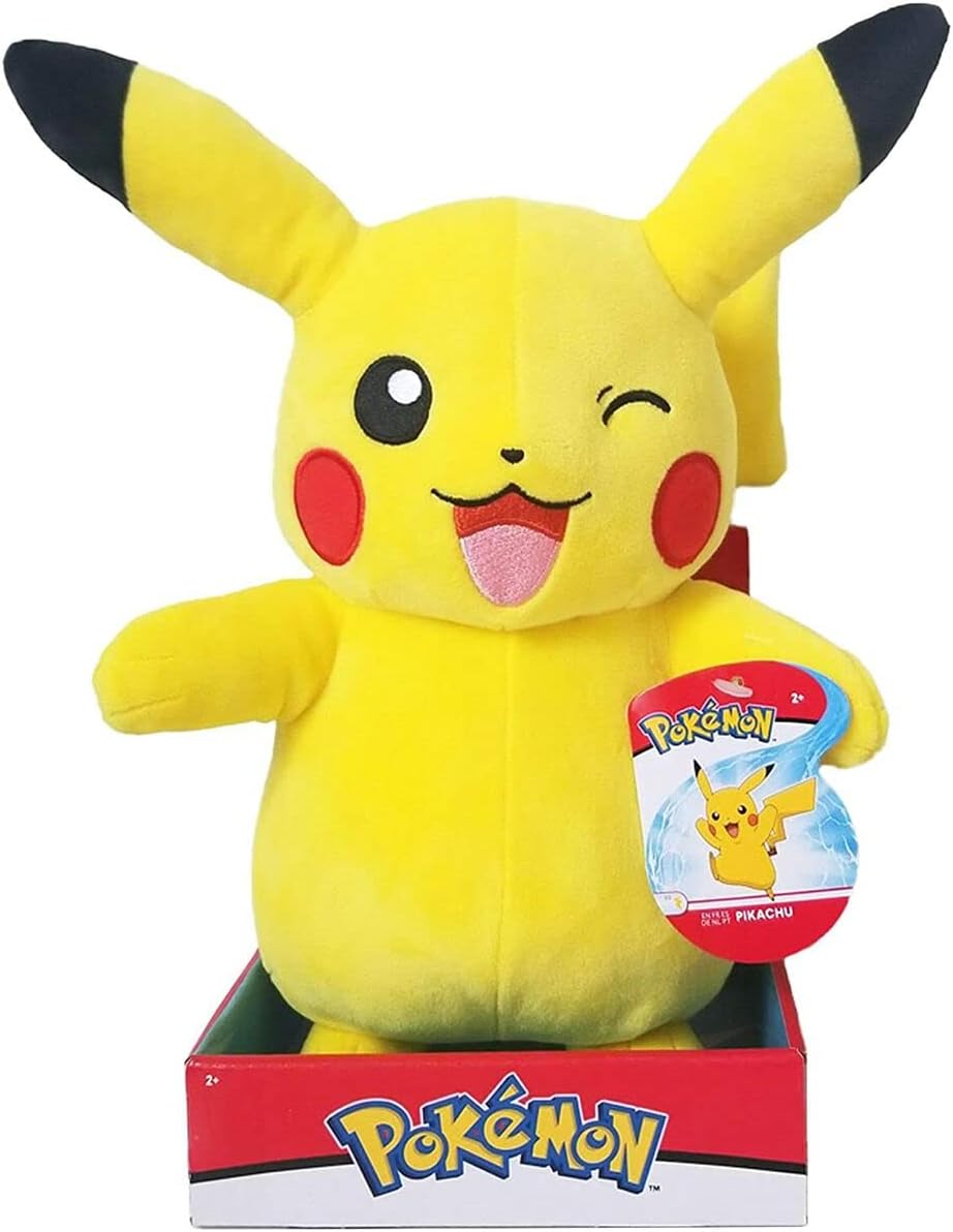 Pikachu 12-Inch Plush - Officially Licensed Pokémon Plush with Authentic Details