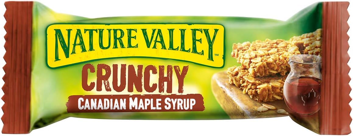Nature Valley Crunchy Canadian Maple Syrup Cereal Bars 42g (Pack of 18)