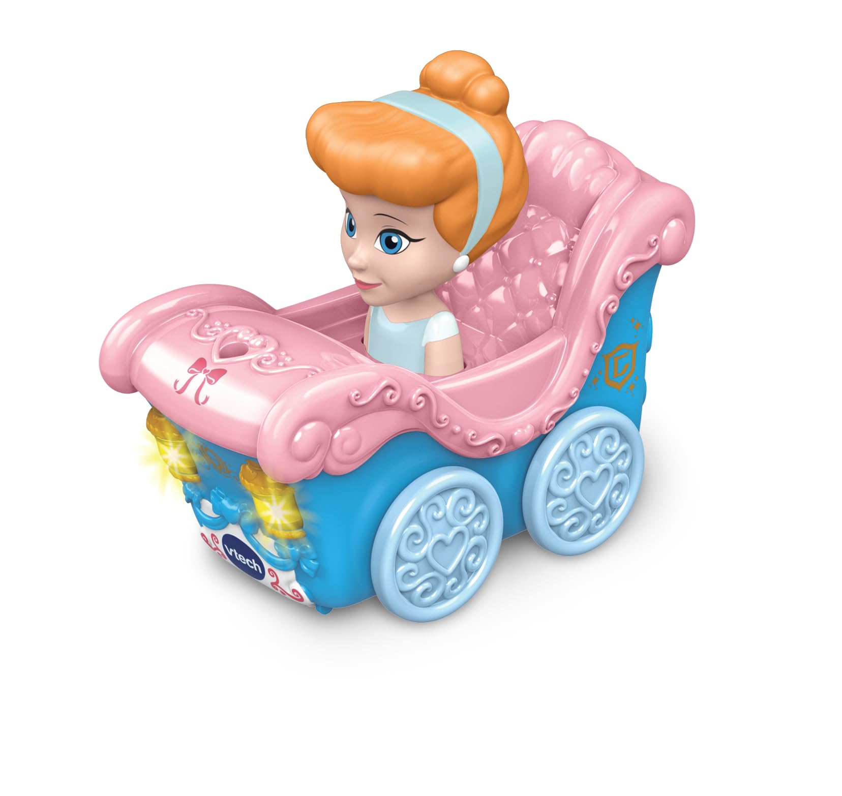 VTech Toot-Toot Drivers Cinderella's Enchanted Carriage - Interactive Musical Vehicle for Toddlers 7