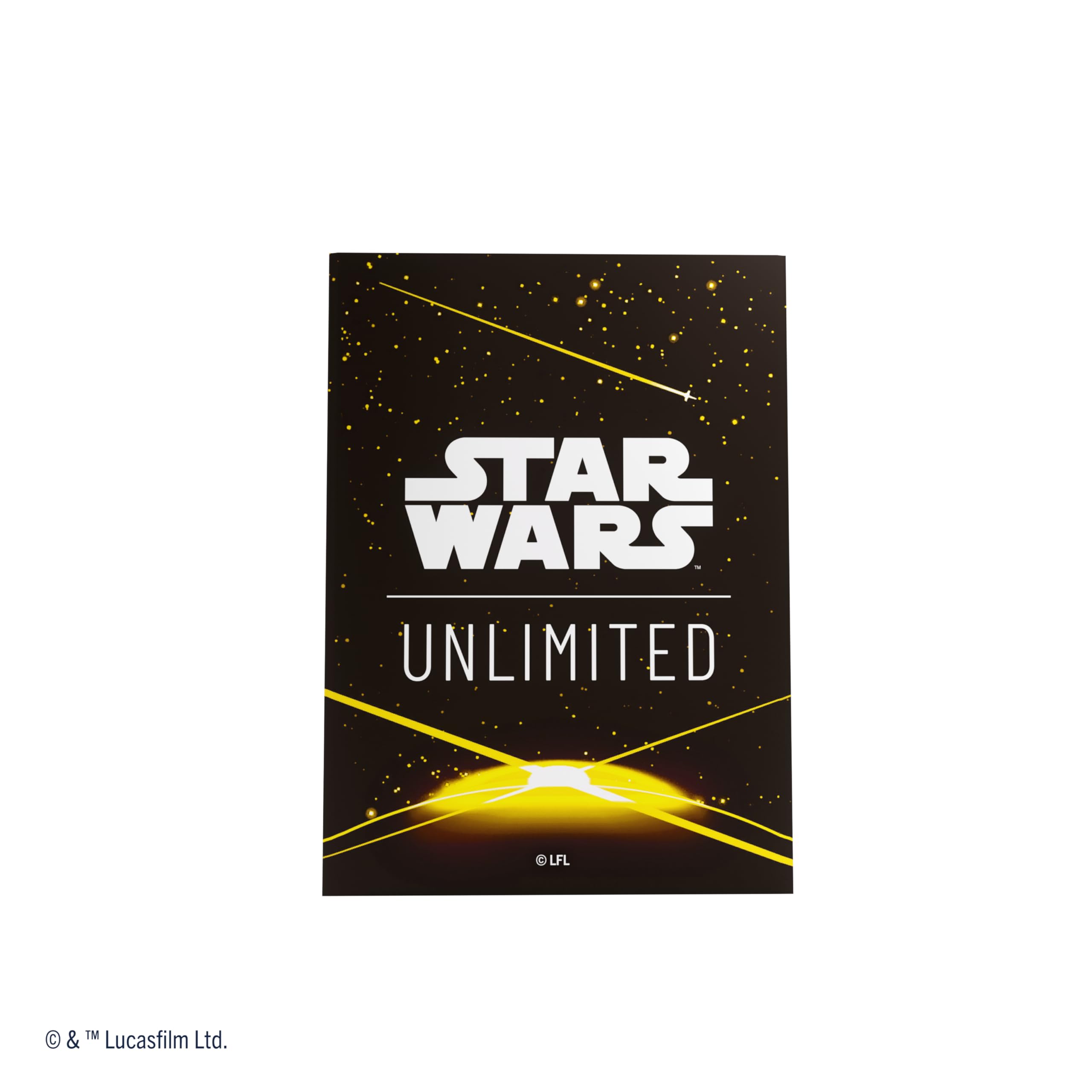 Gamegenic Star Wars: Unlimited Premium Art Sleeves - Yellow Card Back
