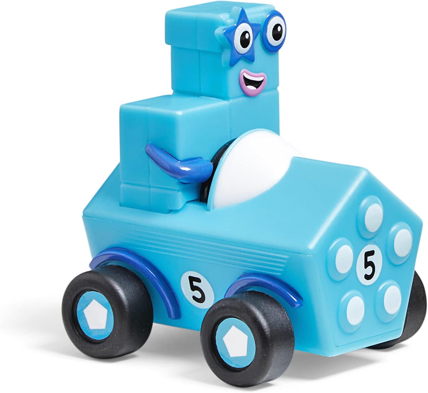 Learning Resources Numberblocks Mini Vehicles Set - 5 Car Pack with Rolling Wheels 3