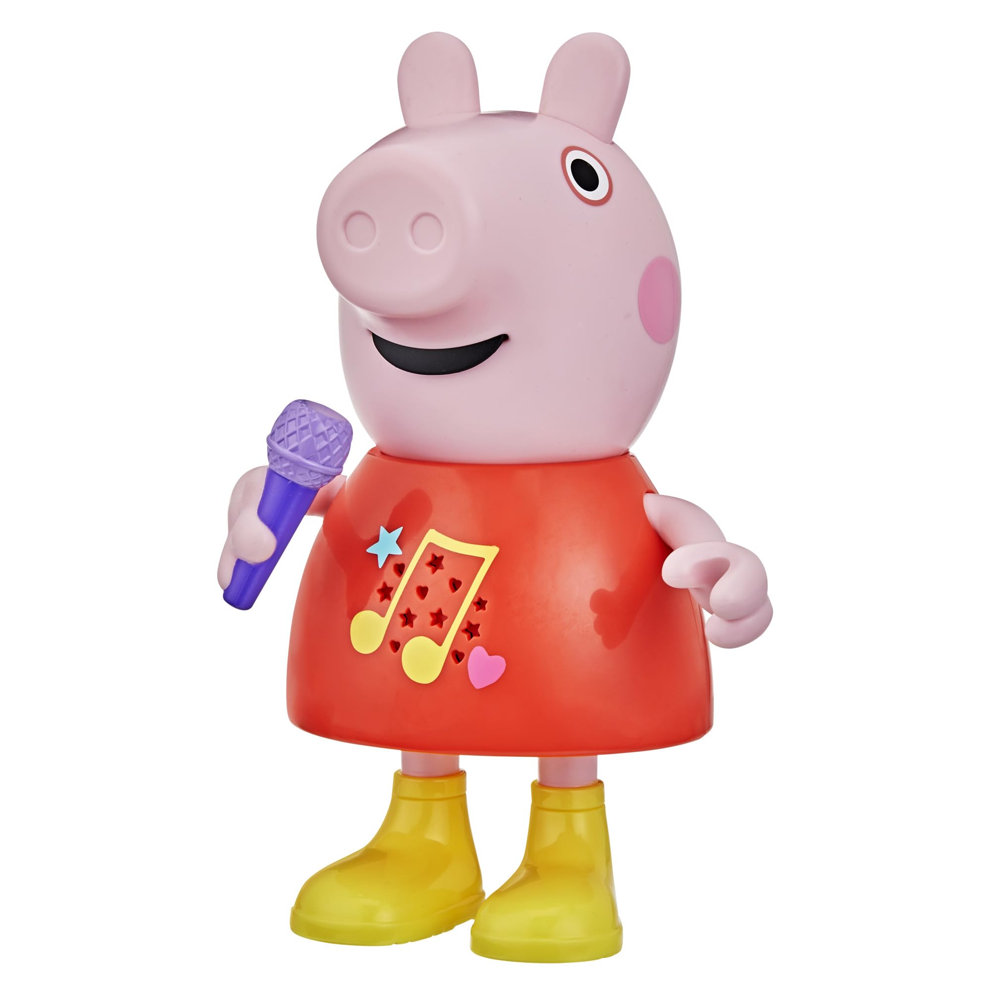 Peppa Pig Talk & Sing Interactive Doll - Muddy Puddles & Party Mode, 20 cm