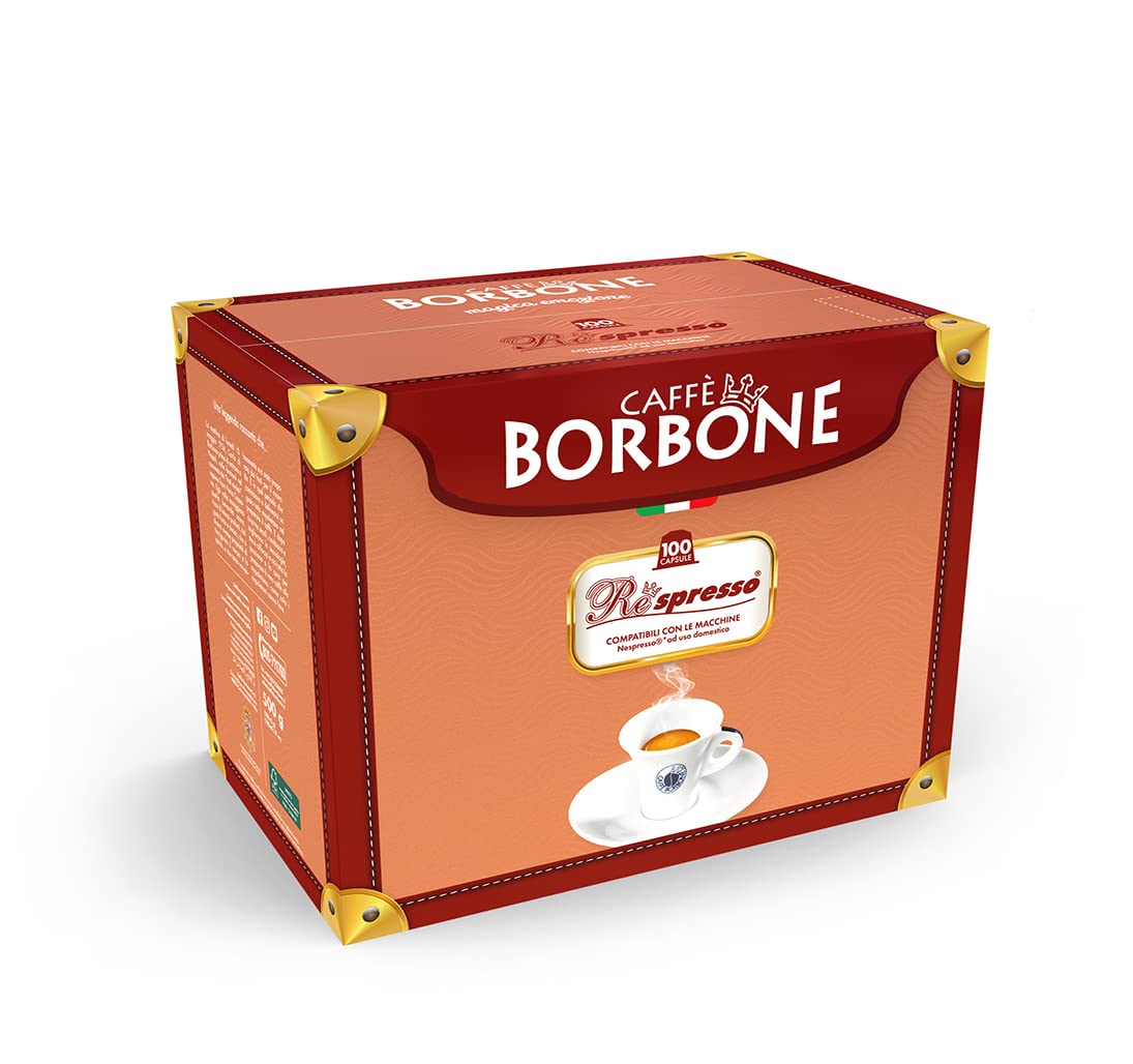 CAFFÈ BORBONE Respresso Gold Coffee Blend - 100 Capsules | Nespresso Compatible