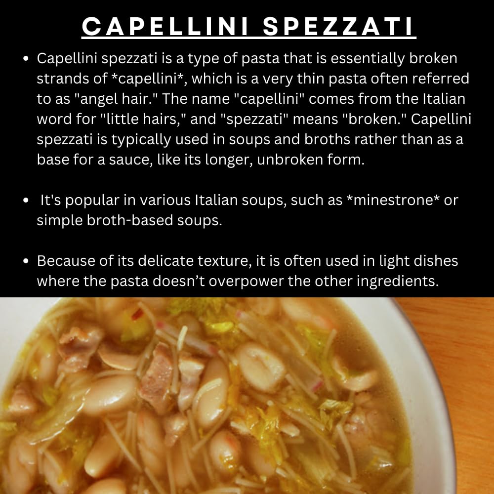 Garofalo Capellini Spezzati Italian Soup Pasta - 500g 3